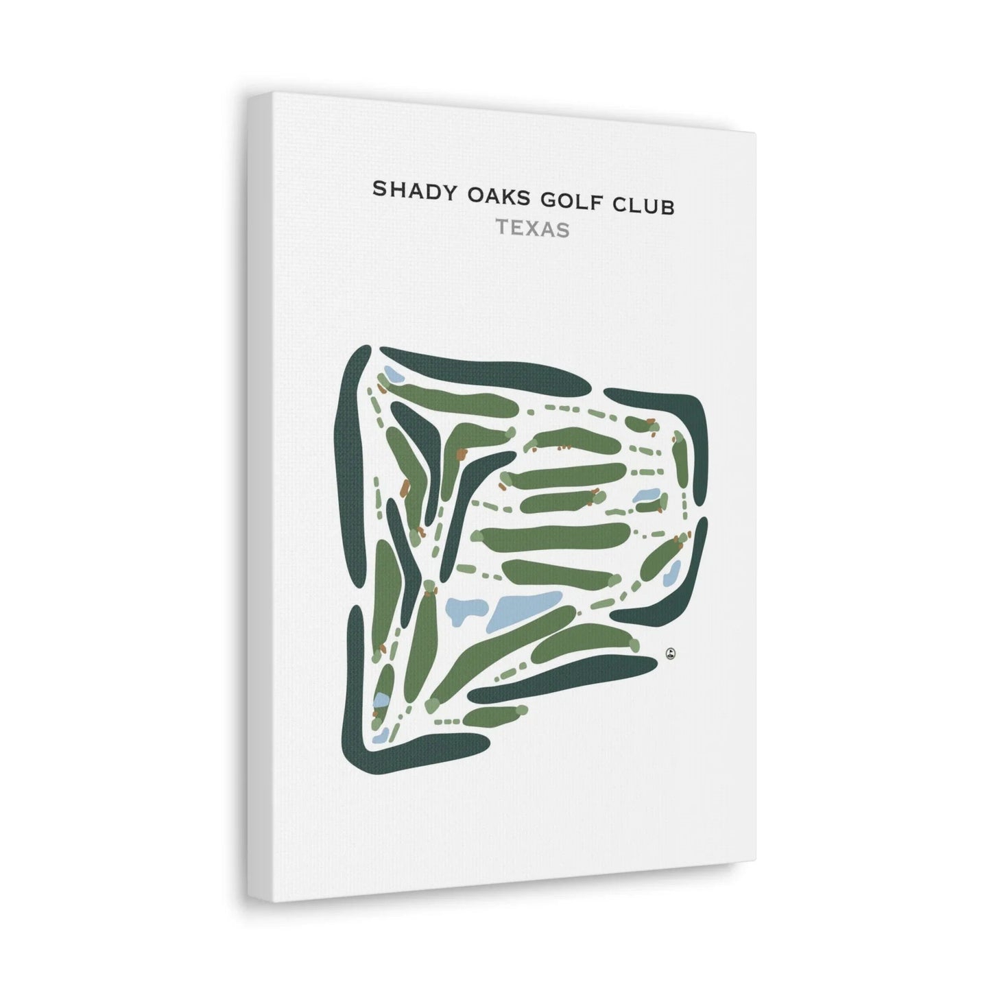 Shady Oaks Golf Club, Texas - Printed Golf Courses