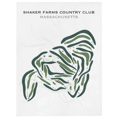 Shaker Farms Country Club, Massachusetts - Printed Golf Courses