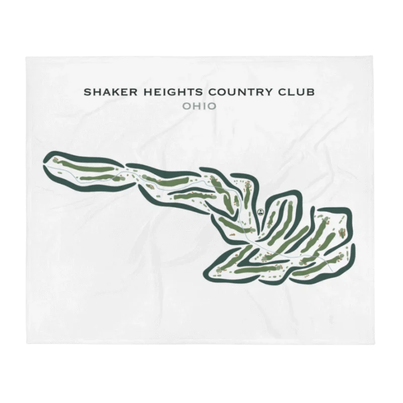 Shaker Heights Country Club, Ohio - Printed Golf Courses