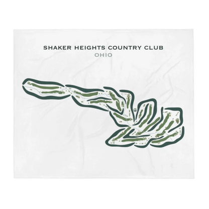 Shaker Heights Country Club, Ohio - Printed Golf Courses