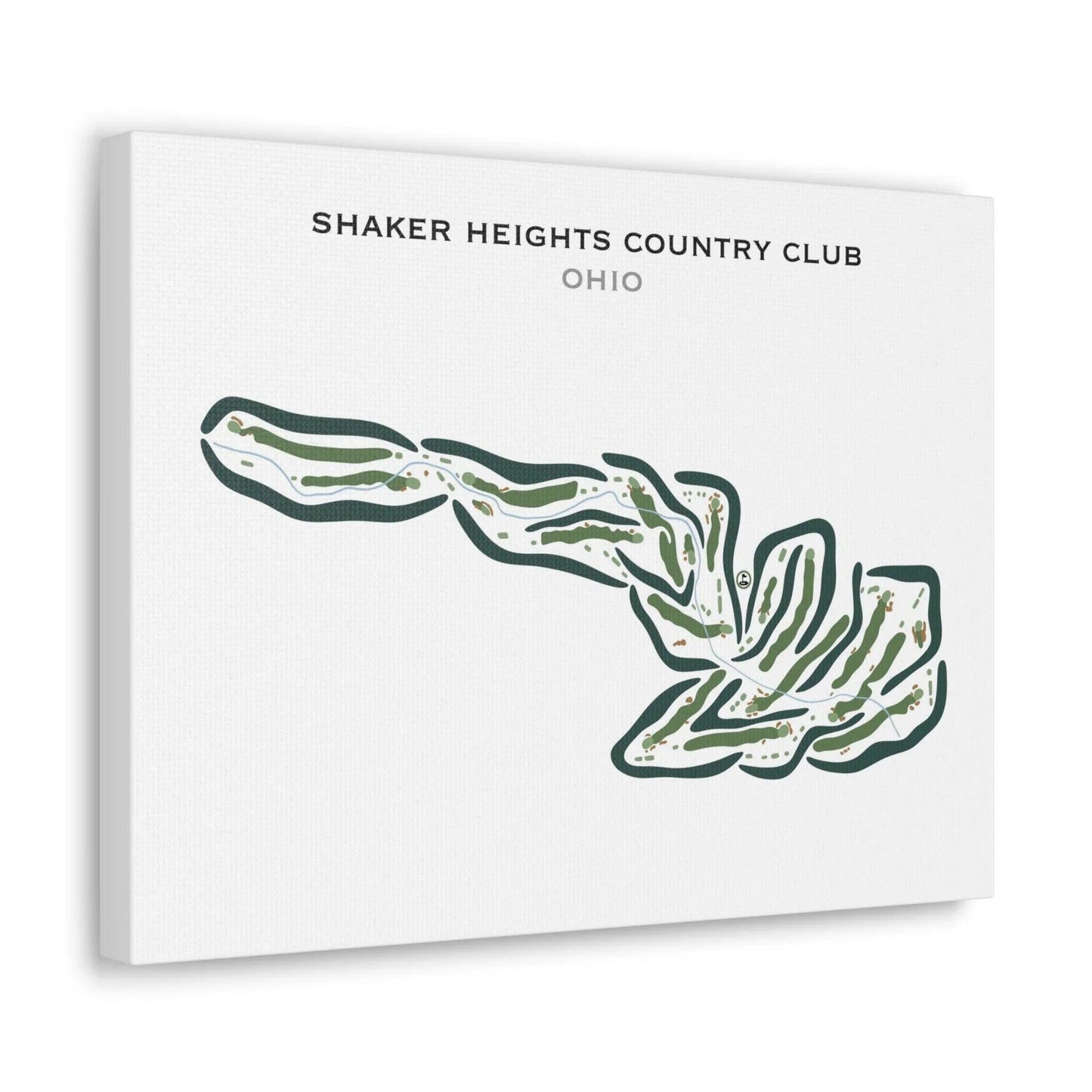 Shaker Heights Country Club, Ohio - Printed Golf Courses