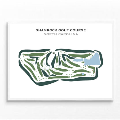 Shamrock Golf Course, North Carolina - Printed Golf Courses