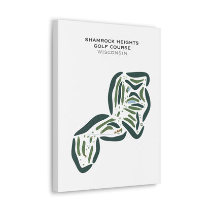 Shamrock Heights Golf Course, Wisconsin - Printed Golf Courses