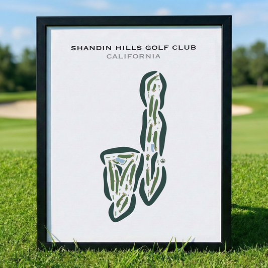 Shandin Hills Golf Club, California - Printed Golf Courses