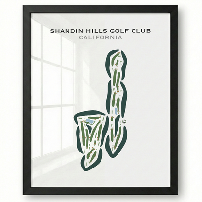 Shandin Hills Golf Club, California - Printed Golf Courses
