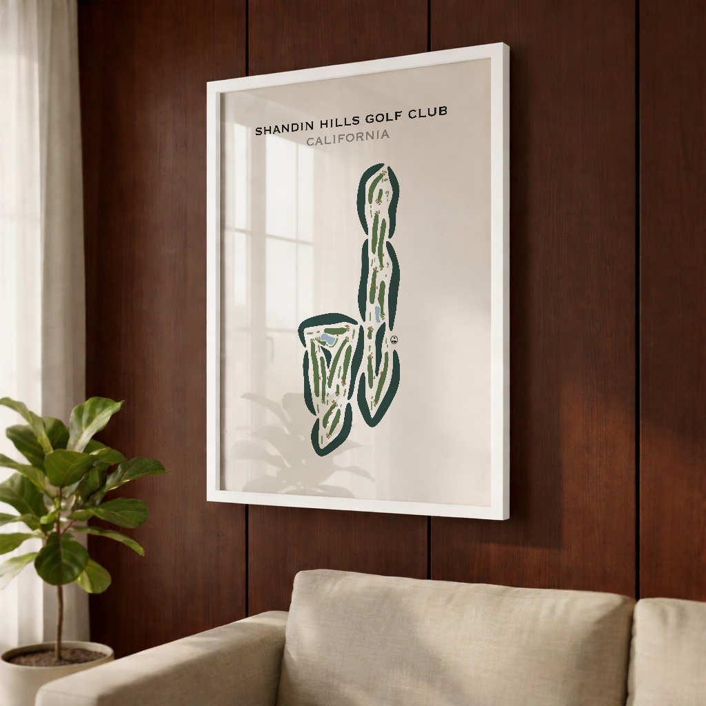 Shandin Hills Golf Club, California - Printed Golf Courses