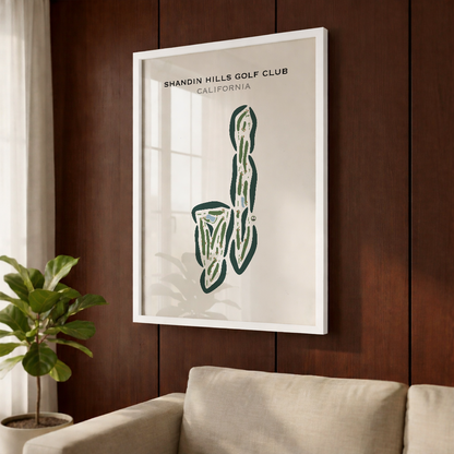 Shandin Hills Golf Club, California - Printed Golf Courses