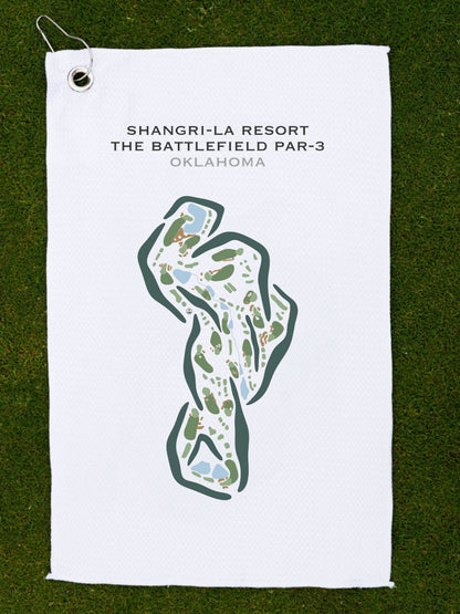 Shangri-La Resort - The Battlefield Par-3, Oklahoma - Printed Golf Courses