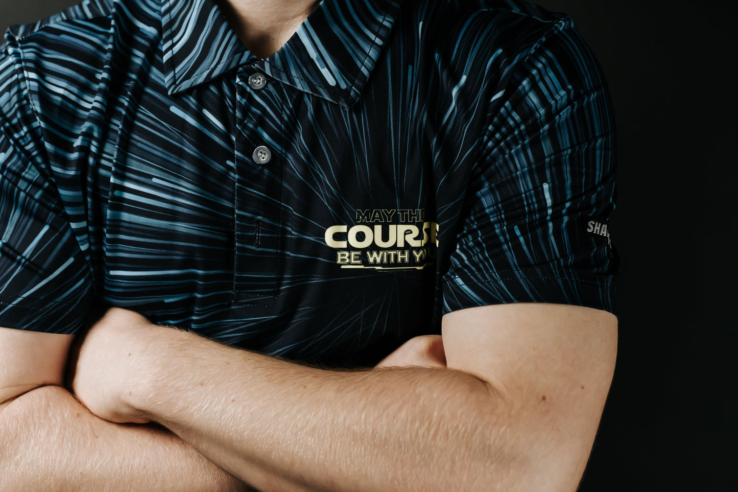 Light speed May The Course Be With You Polo