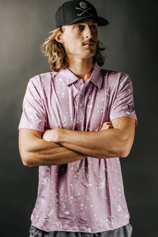 Purple Paint Polo