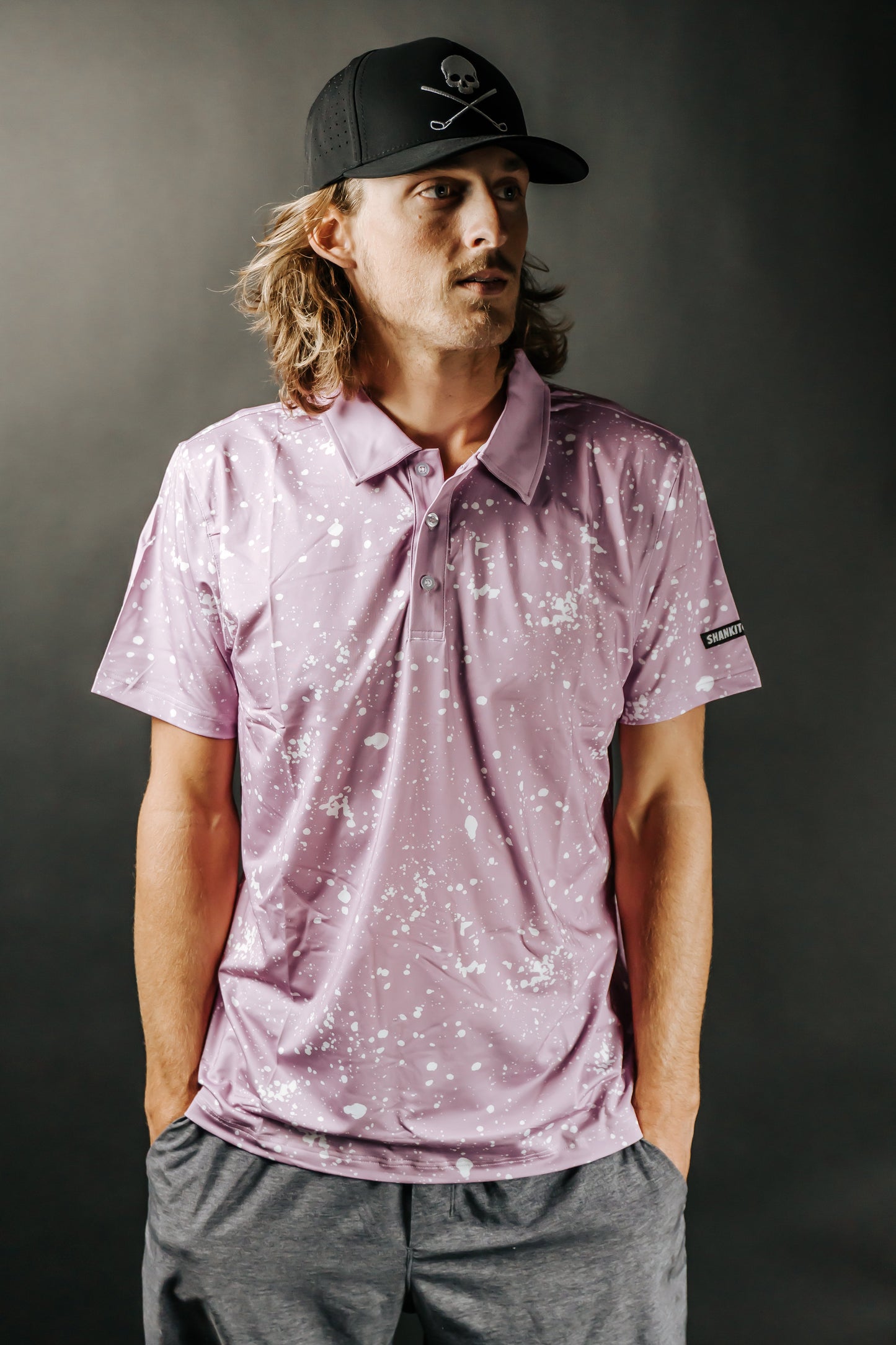 Purple Paint Polo