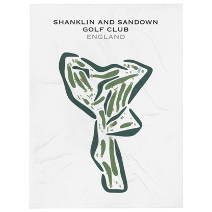 Shanklin & Sandown Golf Club, England - Printed Golf Courses