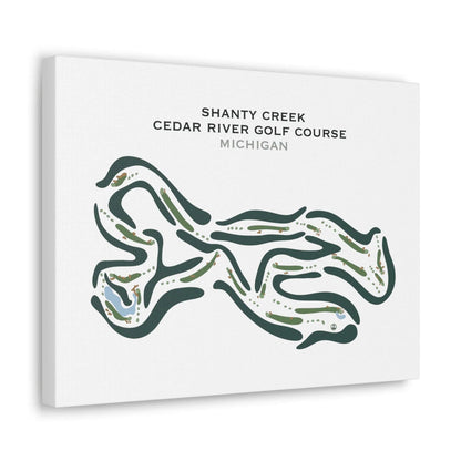 Shanty Creek Cedar River Golf Course, Michigan - Printed Golf Courses
