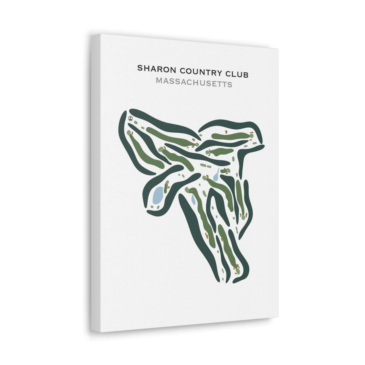 Sharon Country Club, Massachusetts - Printed Golf Courses