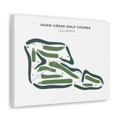 Shaw Creek Golf Course, Illinois - Printed Golf Courses
