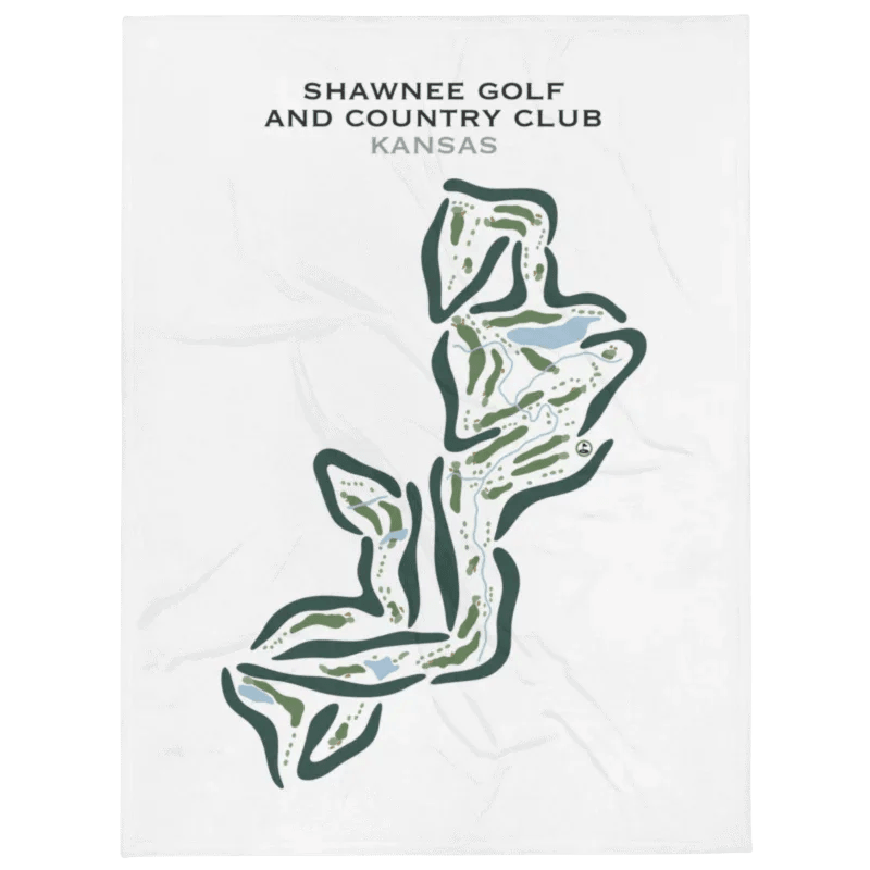 Shawnee Golf and Country Club, Kansas - Printed Golf Courses