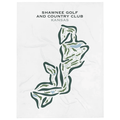 Shawnee Golf and Country Club, Kansas - Printed Golf Courses
