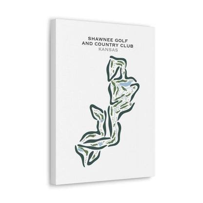 Shawnee Golf and Country Club, Kansas - Printed Golf Courses