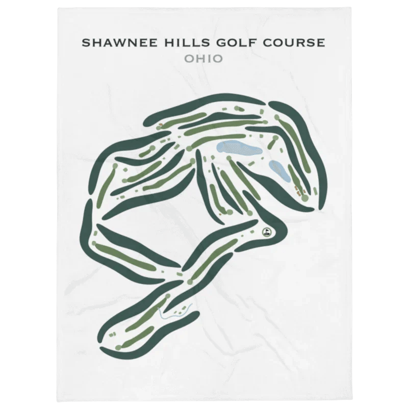 Shawnee Hills Golf Course, Ohio - Printed Golf Courses