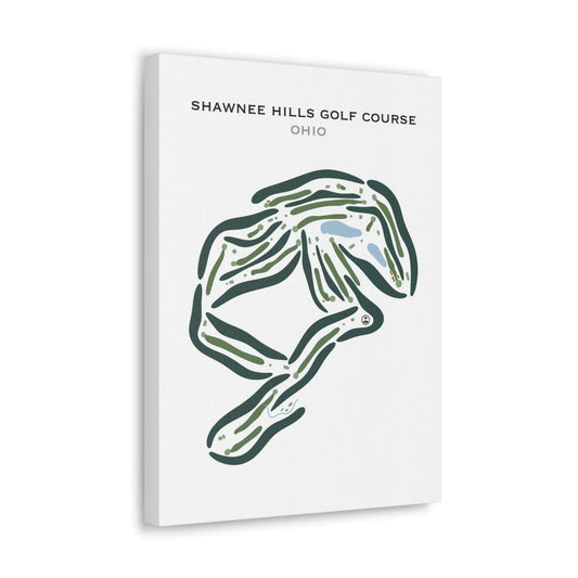 Shawnee Hills Golf Course, Ohio - Printed Golf Courses