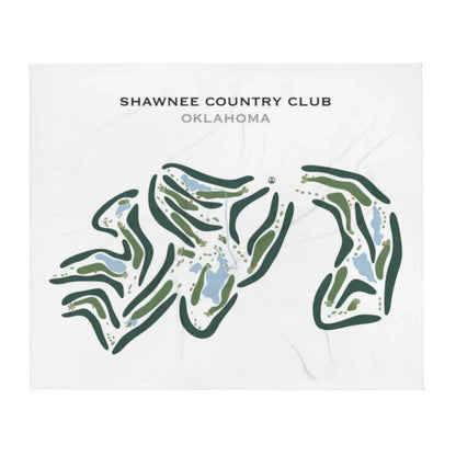 Shawnee Country Club, Oklahoma - Printed Golf Course