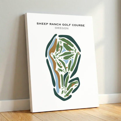 Sheep Ranch Golf Course, Oregon - Printed Golf Courses