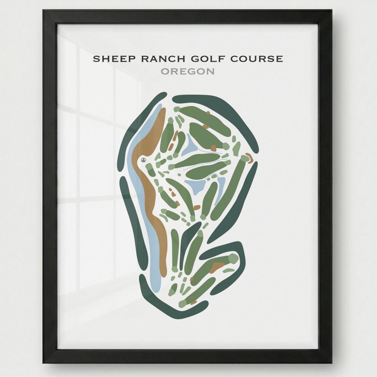 Sheep Ranch Golf Course, Oregon - Printed Golf Courses