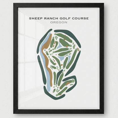 Sheep Ranch Golf Course, Oregon - Printed Golf Courses