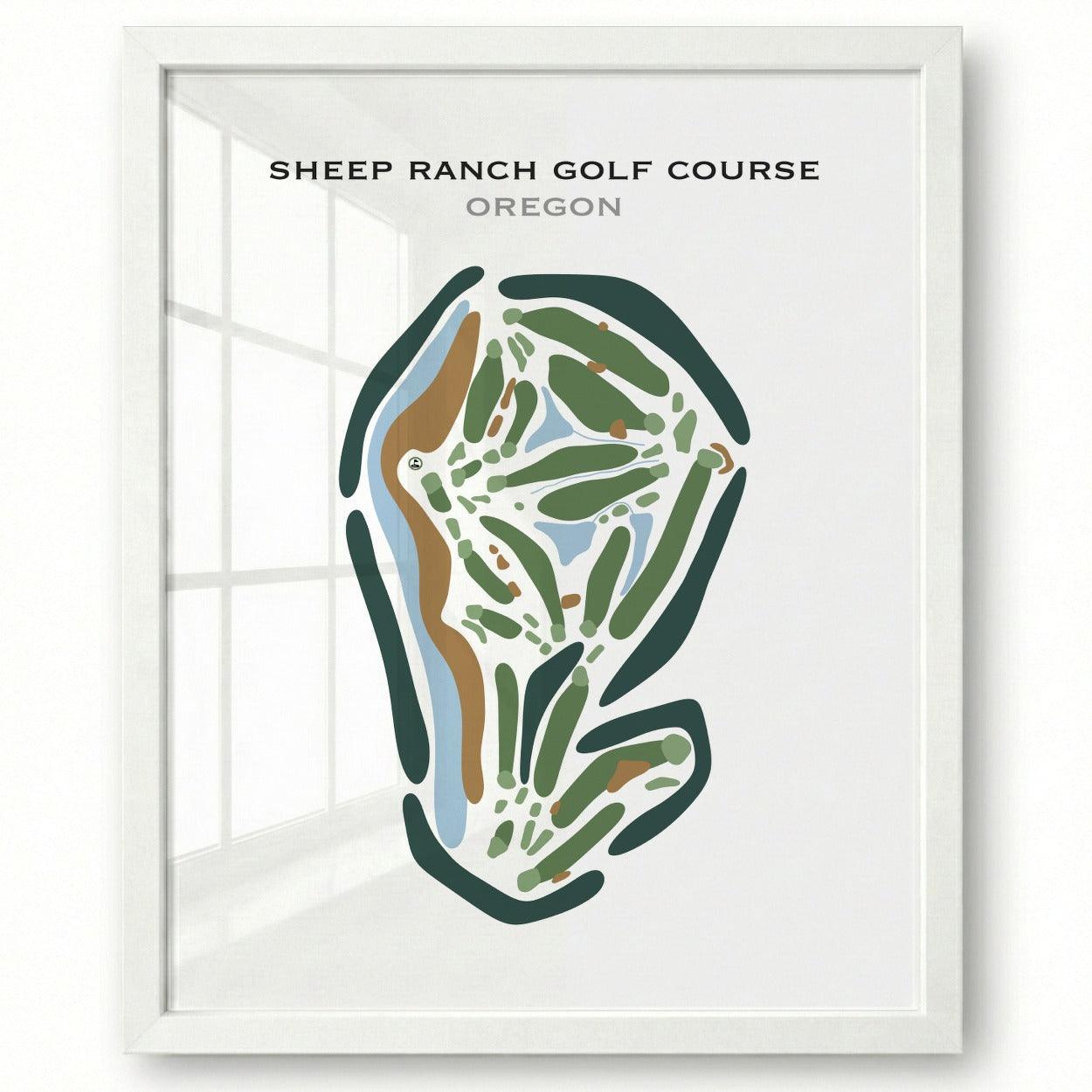 Sheep Ranch Golf Course, Oregon - Printed Golf Courses