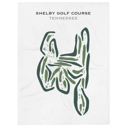 Shelby Golf Course, Tennessee - Printed Golf Courses