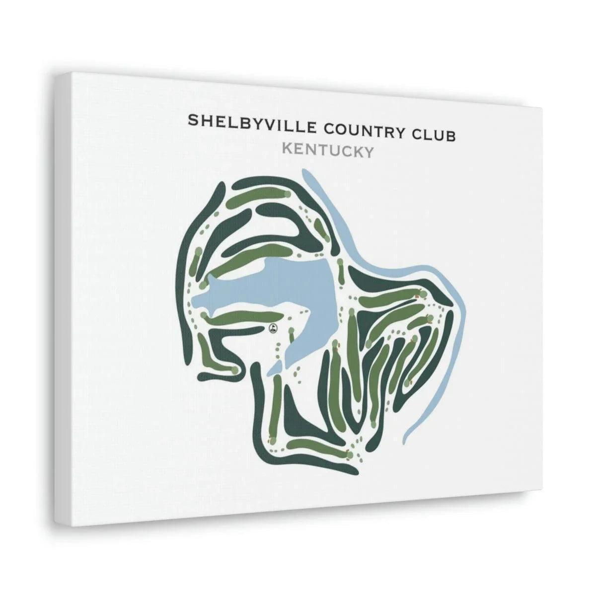 Shelbyville Country Club, Kentucky - Printed Golf Courses