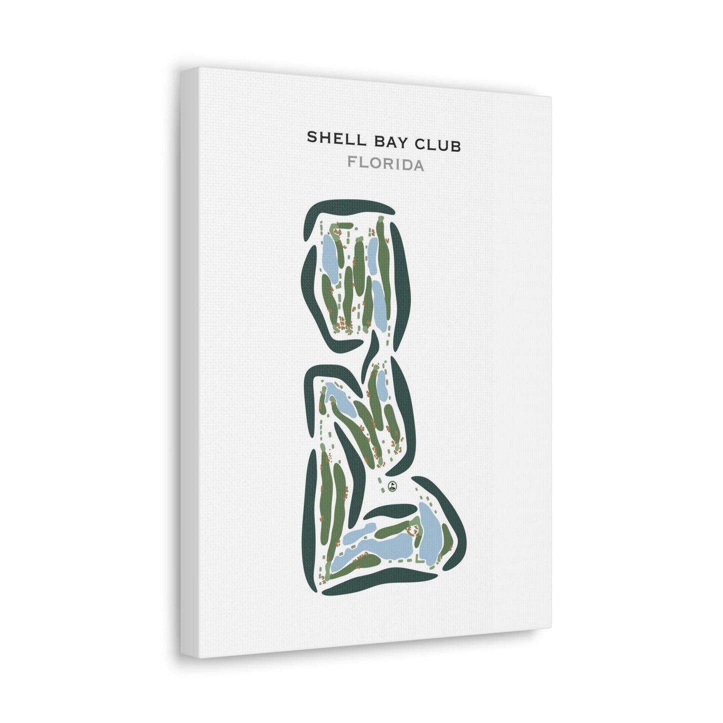 Shell Bay Club, Florida - Printed Golf Courses
