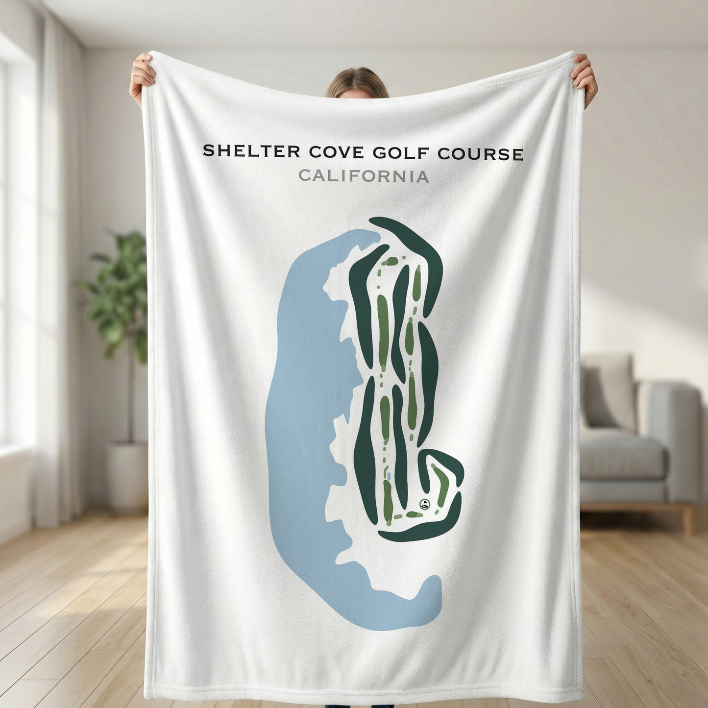Shelter Cove Golf Course, California - Printed Golf Courses