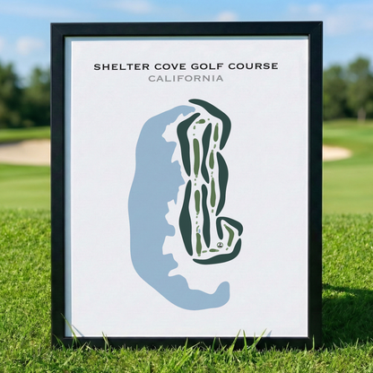Shelter Cove Golf Course, California - Printed Golf Courses