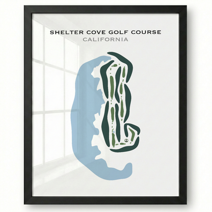 Shelter Cove Golf Course, California - Printed Golf Courses