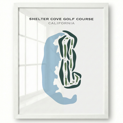 Shelter Cove Golf Course, California - Printed Golf Courses