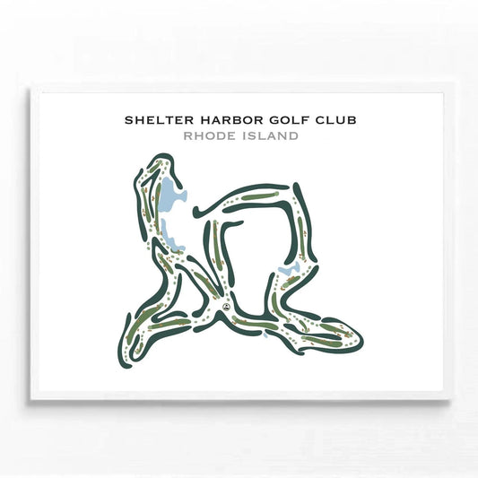 Shelter Harbor Golf Club‎, Rhode Island - Printed Golf Courses