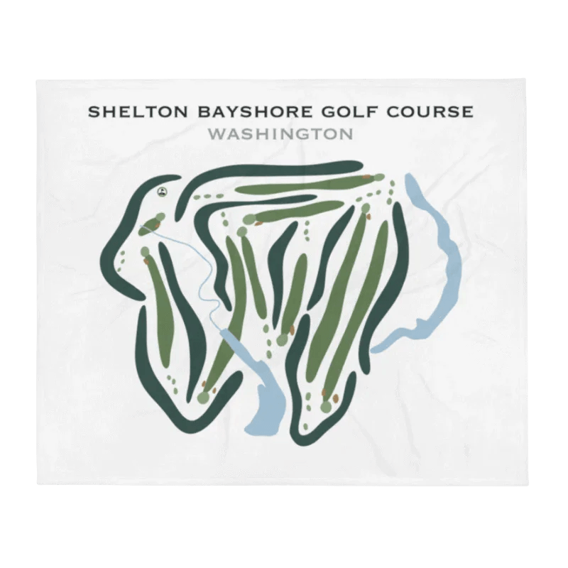 Shelton Bayshore Golf Course, Washington - Printed Golf Courses