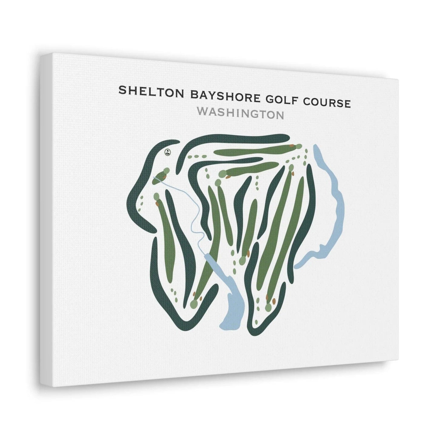 Shelton Bayshore Golf Course, Washington - Printed Golf Courses