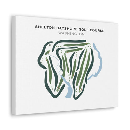 Shelton Bayshore Golf Course, Washington - Printed Golf Courses