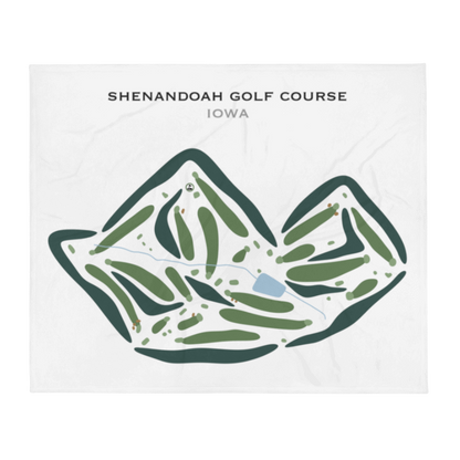 Shenandoah Golf Course, Iowa - Printed Golf Courses