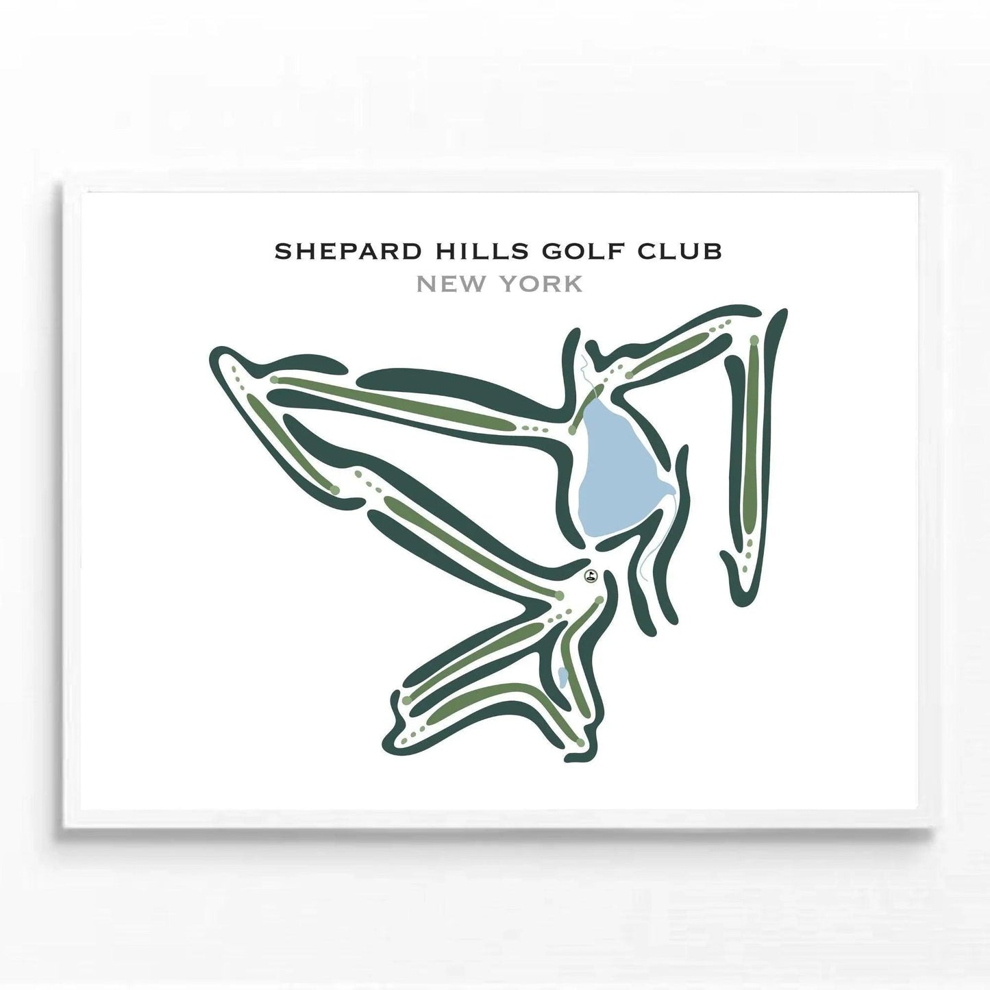 Shepard Hills Golf Club, New York - Printed Golf Courses