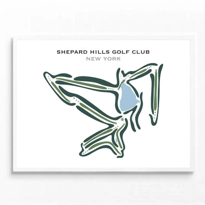 Shepard Hills Golf Club, New York - Printed Golf Courses