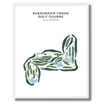Shepherd's Crook Golf Course, Illinois - Printed Golf Courses