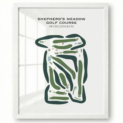 Shepherd's Meadow Golf Course, Wisconsin - Printed Golf Courses