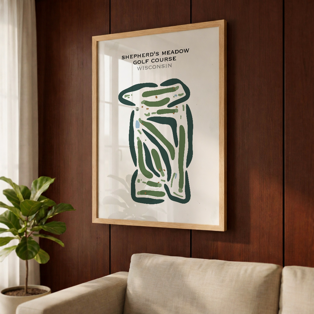 Shepherd's Meadow Golf Course, Wisconsin - Printed Golf Courses