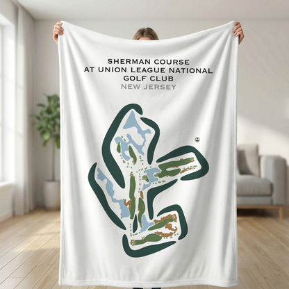Sherman Course at Union League National Golf Club, New Jersey - Printed Golf Courses