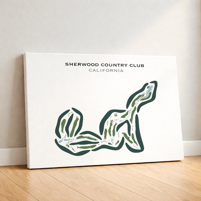 Sherwood Country Club, California - Printed Golf Courses