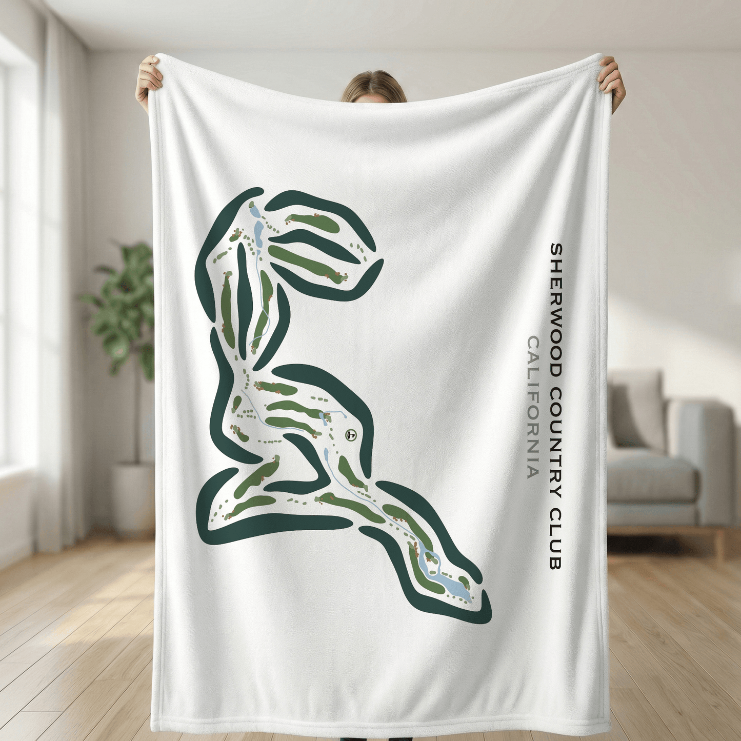 Sherwood Country Club, California - Printed Golf Courses