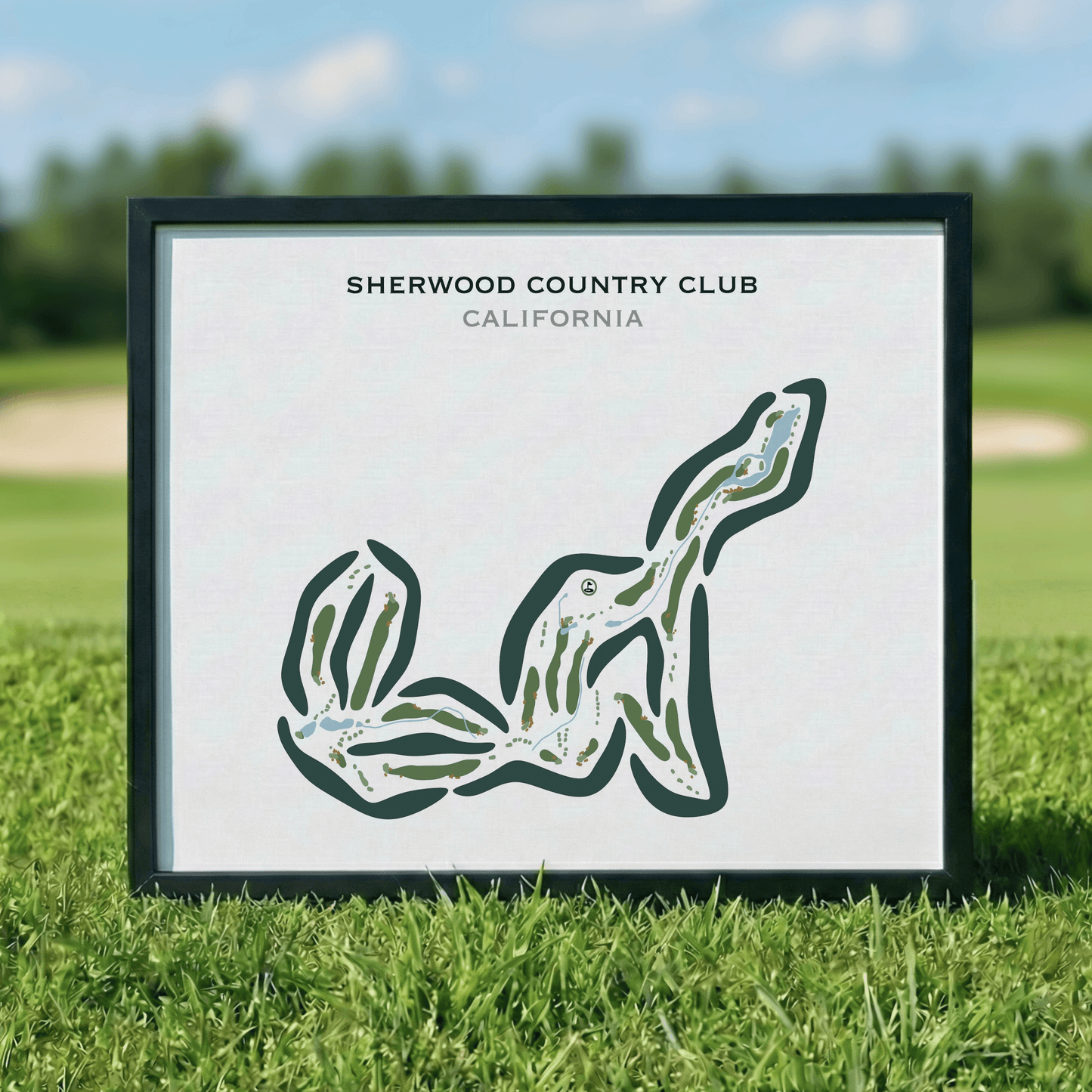 Sherwood Country Club, California - Printed Golf Courses